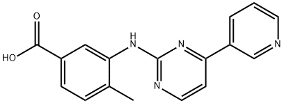 4-Methyl-3-[[4-(3-pyridinyl)-2-pyrimidinyl]amino]benzoic acid