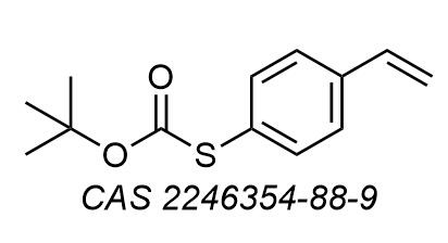 O-(tert-butyl) S-(4-vinylphenyl) carbonothioate