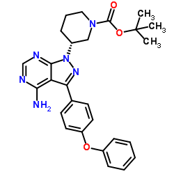 1-Piperidinecarboxylic acid, 3-[4-aMino-3-(4-phenoxyphenyl)-1H-pyrazolo[3,4-d]pyriMidin-1-yl]-, 1,1-diMethylethyl ester, (3R)-