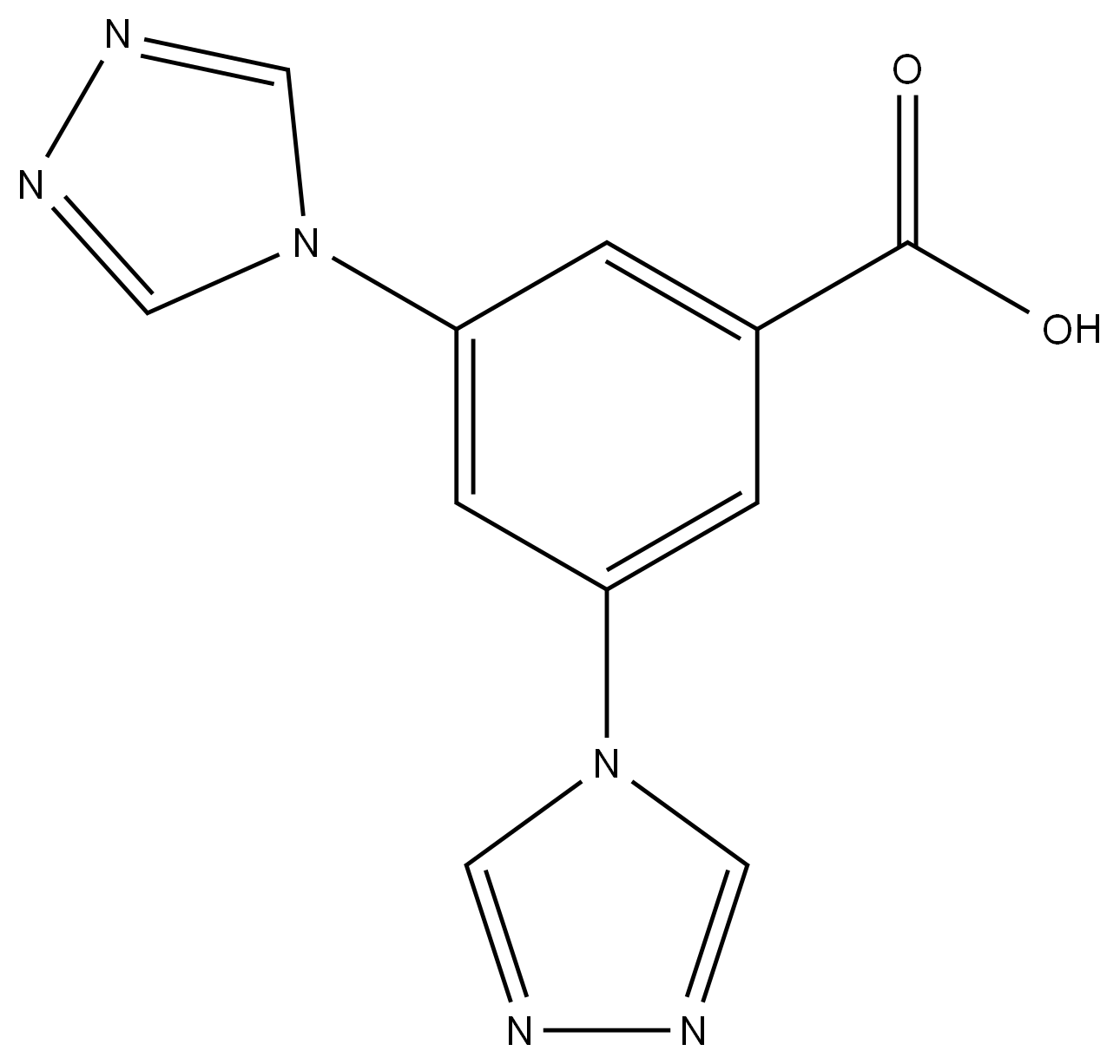 Benzoic acid, 3,5-bis(4H-1,2,4-triazol-4-yl)-