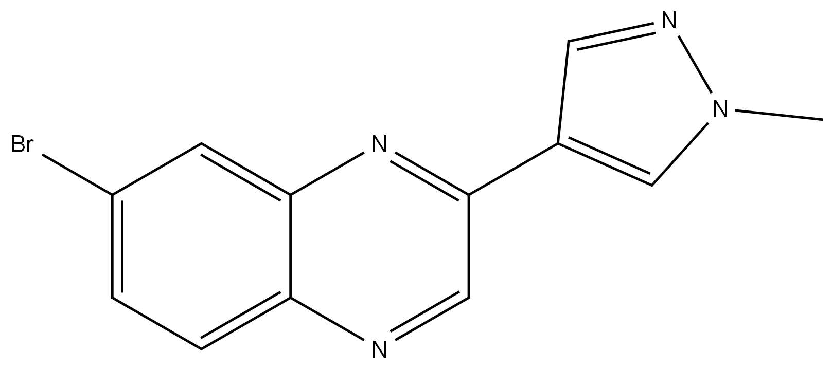 7-bromo-2-(1-methyl-1H-pyrazol-4-yl)Quinoxaline