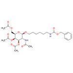 (2R,3R,4R,5R,6R)-5-Acetamido-2-(acetoxymethyl)-6-((6-(((benzyloxy)carbonyl)amino)hexyl)oxy)tetrahydro-2H-pyran-3,4-diyl diacetate