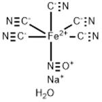 	Sodium nitroprusside dihydrate