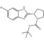 S-1-Pyrrolidinecarboxylic acid, 2-(6-bromo-1H-benzimidazol-2-yl)-, 1,1-dimethyleth