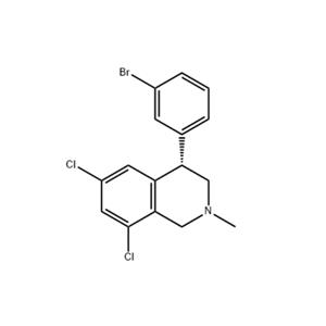 (S)- 4-(3-bromophenyl)-6,8-dichloro-1,2,3,4-tetrahydro-2-methyl-Isoquinoline