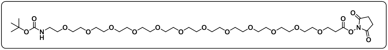 t-Boc-N-amido-PEG12-NHS ester