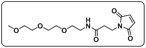 m-PEG3-amido-Mal