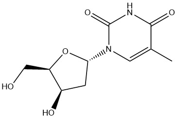 1-(2-deoxy-β-D-threo-pentofuranosyl)Thymine