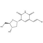 AbsolutestereochemistryshowDoublebondgeometryshowC5-[(1E)-2-Bromoethenyl]-1-(2-deoxy-α-Derythro-pentofuranosyl)-2,4(1H,3H)-pyrimidinedione