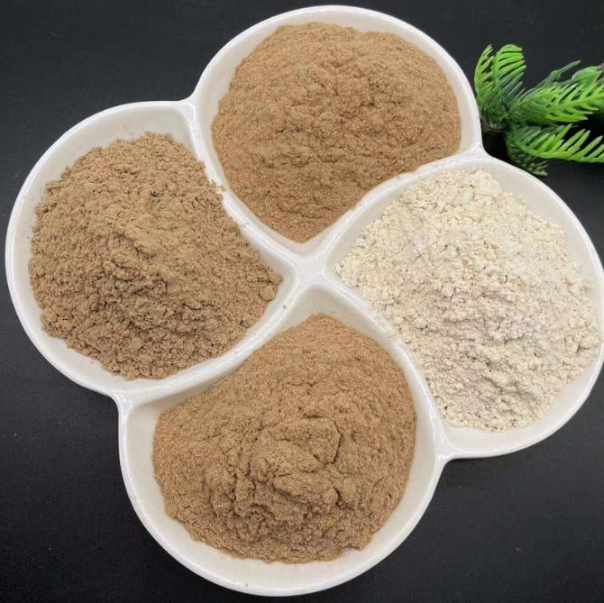 Wood fiber powder