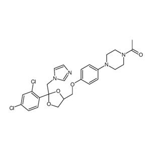 1-[4-[4-[[(2R,4R)-2-(2,4-dichlorophenyl)-2-(imidazol-1-ylmethyl)-1,3-dioxolan-4-yl]methoxy]phenyl]piperazin-1-yl]ethanone