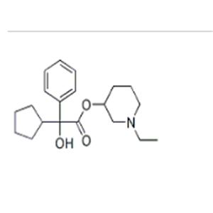 Phenylcyclopentylglycolic acid 1-ethyl-3-piperidinyl ester