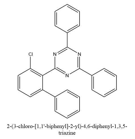 2-(3-chloro-[1,1'-biphenyl]-2-yl)-4,6-diphenyl-1,3,5-triazine