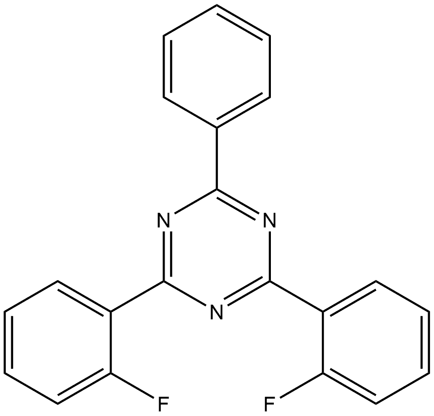 2,4-Bis(2-fluorophenyl)-6-phenyl-1,3,5-triazine