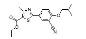 2-(3-cyano-4-isobutoxyphenyl)-4-methyl-1,3-thiazole-5-carboxylate