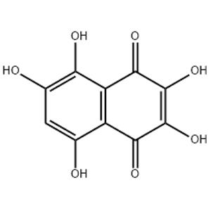 2,3,5,6,8-Pentahydroxy-1,4-naphthoquinone