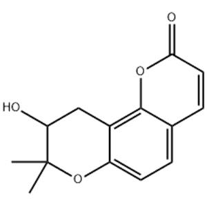 9-HYDROXY-8,8-DIMETHYL-9,10-DIHYDRO-8H-PYRANO2,3-FCHROMEN-2-ONE