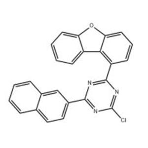 1,3,5-Triazine, 2-chloro-4-(1-dibenzofuranyl)-6-(2-naphthalenyl)- (ACI)