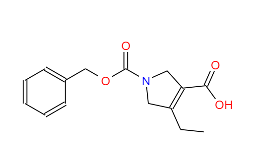 1-[(benzyloxy)carbonyl]-4-ethyl-2,5-dihydro-1H-pyrrole-3-carboxylic acid