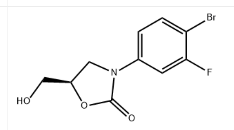 (5R)-3-(4-BROMO-3-FLUOROPHENYL)-5-HYDROXYMETHYLOXAZOLIDIN-2-ONE