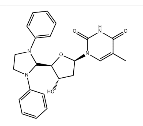 5'-Deoxy-5'-(1,3-diphenyl-2-imidazolidinyl)thymidine