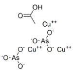 Copper acetate arsenite