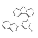 1,3,5-Triazine, 2-chloro-4-(1-dibenzofuranyl)-6-(2-naphthalenyl)- (ACI)