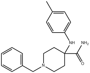 1-benzyl-4-(p-toluidino)piperidine-4-carboxamide