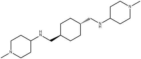 	N,N'-Bis(1-methyl-4-piperidyl)-1α,4β-cyclohexanebis(methanamine)