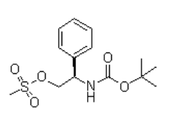 N-[(1R)-2-[(Methylsulfonyl)oxy]-1-phenylethyl]carbamic acid 1,1-dimethylethyl ester