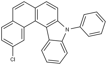 9H-Naphtho[2,1-c]carbazole, 2-chloro-9-phenyl-