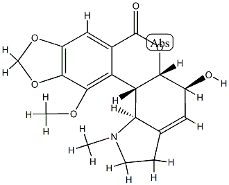 5α-Hydroxy-11-methoxy-1-methyl-9,10-(methylenebisoxy)lycorenan-7-one