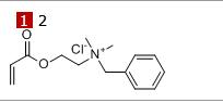 Acryloyloxyethyl ethyl dimethyl benzyl ammonium chloride 