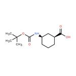 ?(1S,3R)-3-((tert-butoxycarbonyl)amino)cyclohexanecarboxylic acid 