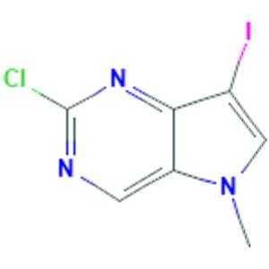 5H-Pyrrolo[3,2-d]pyrimidine, 2-chloro-7-iodo-5-methyl-