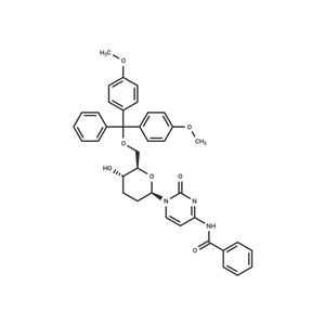 N4-Benzoyl-1-(6-O-DMTr-2,3-dideoxy-beta-D-erythro-hexopyranosyl)cytosine