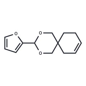 2,4-Dioxaspiro(5.5)undec-8-ene, 3-(2-furanyl)-