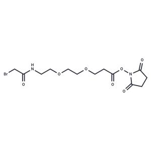 Bromoacetamido-PEG2-C2-NHS ester