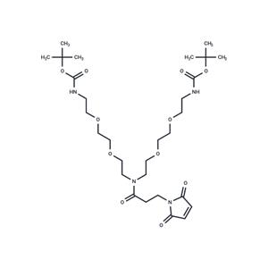 N-Mal-N-bis(PEG2-NH-Boc)