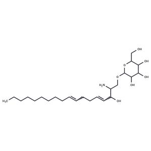 1-β-D-Glucosylsphingadienine (d18:2 (4E,8E))