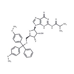 N2-iso-Butyroyl-5'-O-DMT-3'-deoxy-3'-fluoroguanosine