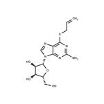 2-Amino-6-allylthio-9-(beta-D-ribofuranosyl)-9H-purine