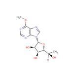 6-Methoxy-9-(beta-D-5(R)-methylribofuranosyl)-9H-purine