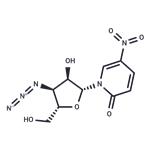 3’-Azido-3’-deoxy-5-nitro-4-deoxyuridine