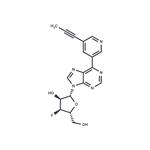 9-(3-Deoxy-3-fluoro-β-D-ribofuranosyl)-6-[5-(propyn-1-yl)pyridin-3-yl]purine