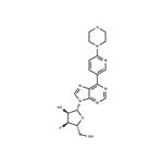 9-(3-Deoxy-3-fluoro-β-D-ribofuranosyl)-6-[6-(4-morpholinyl)pyridin-3-yl]purine