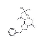 trans-Methyl 1-benzyl-4-(tert-butoxycarbonylamino)pyrrolidine-3-carboxylate