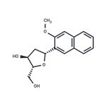 1-b-D-(3-Methoxy naphthalen-2-yl)-2’-deoxyriboside; 1,4-Anhydro-2-deoxy-1-C-(3-methoxy)-naphthalenyl)-D-erythro-pentitol