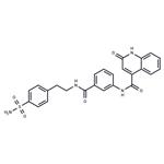 4-QUinolinecarboxamide, N-[3-[[[2-[4-(aminosulfonyl)phenyl]ethyl]amino]carbonyl]phenyl]-1,2-dihydro-2-oxo-