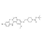 Tert-butyl 4-((4-(4-bromo-2-fluorophenylamino)-6-methoxyquinazolin-7-yloxy)methyl)piperidine-1-carboxylate